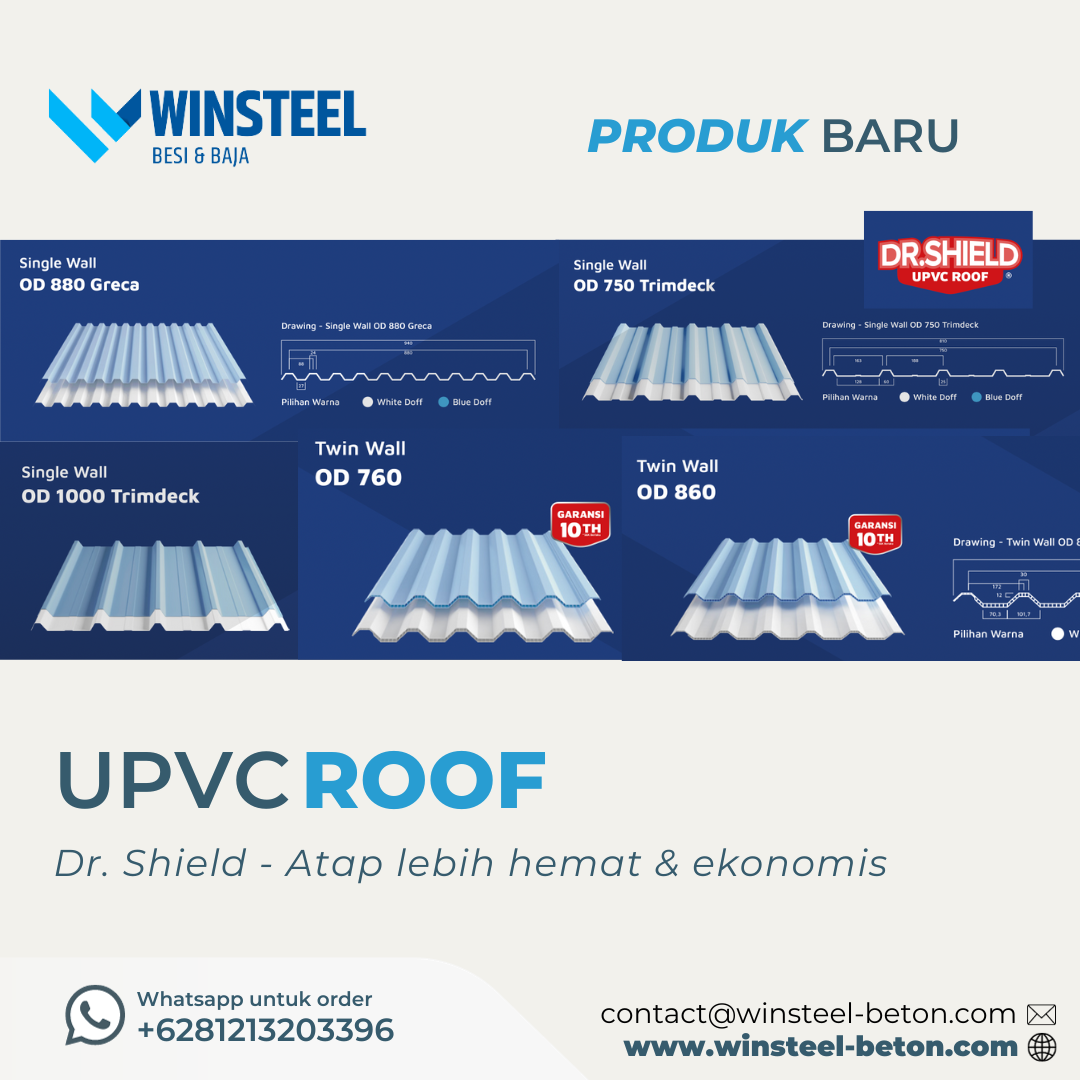 Dr Shield UPVC Roof: Solusi Atap Ramah Lingkungan